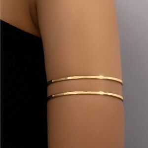 Elegant Gold Arm Cuff Bracelet